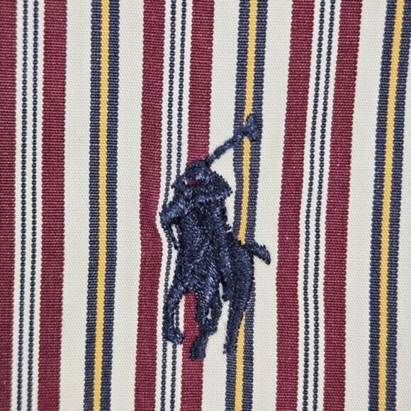 Ralph Lauren Classic Fit Dress Shirt Striped Men's Size 3XB Big Man Long Sleeve - Picture 8 of 10
